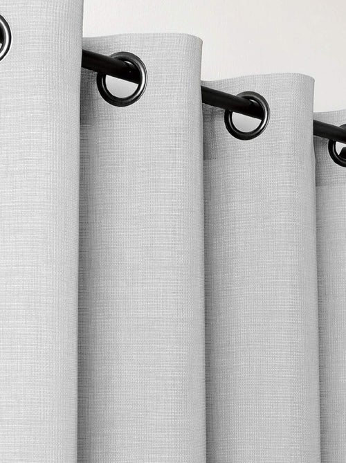 Voilage tamisant aux fils satinés - Kiabi