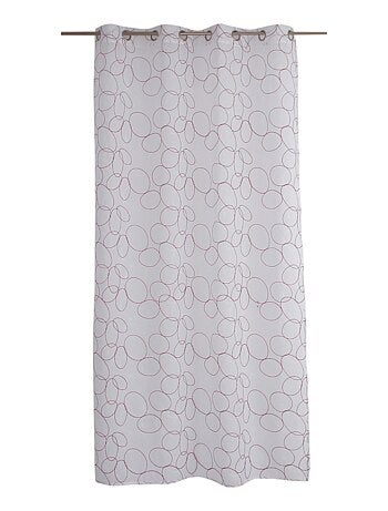 Voilage tamisant brodé de sphères