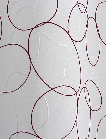 Voilage tamisant brodé de sphères