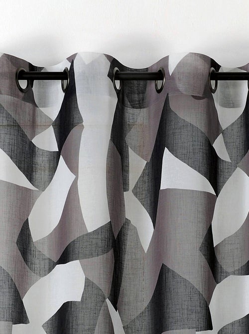 Voilage tamisant Camo - Kiabi