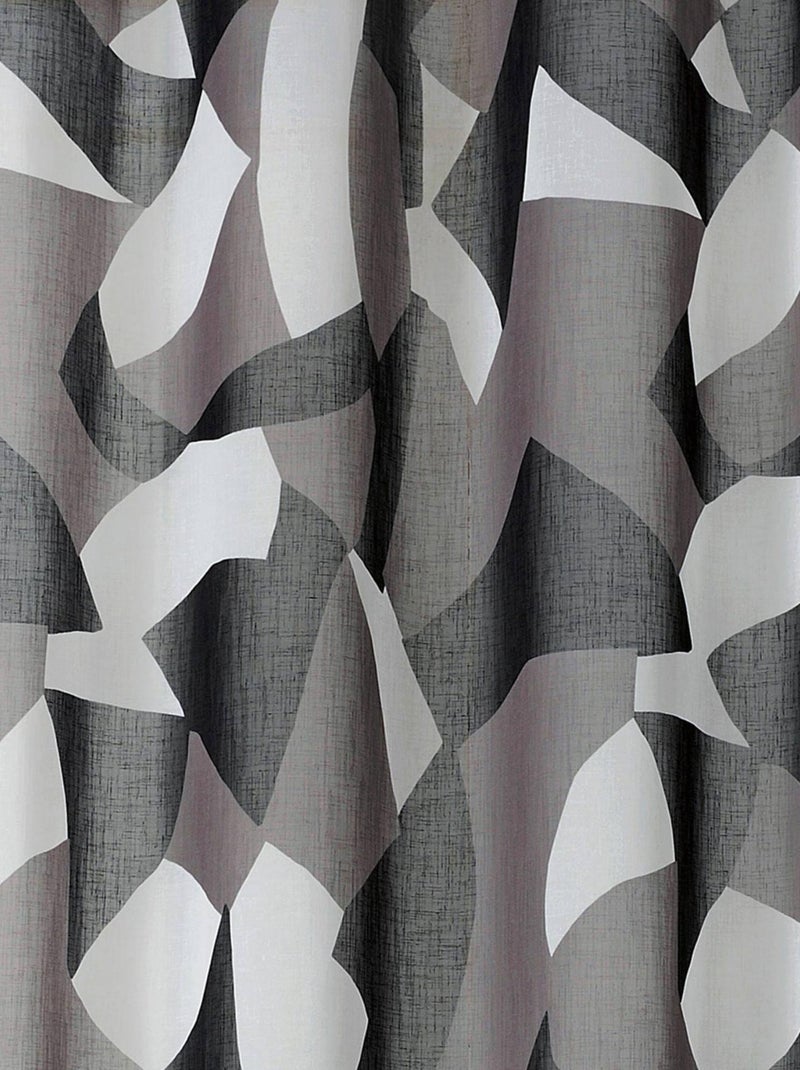 Voilage tamisant Camo Gris clair - Kiabi