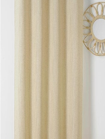 Voilage tamisant en voile de laine chinée