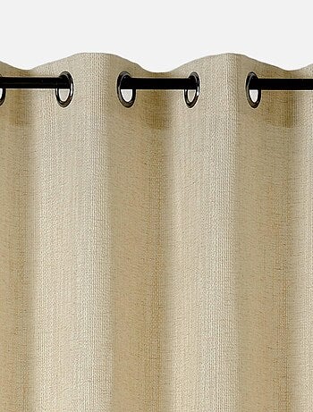 Voilage tamisant en voile de laine chinée