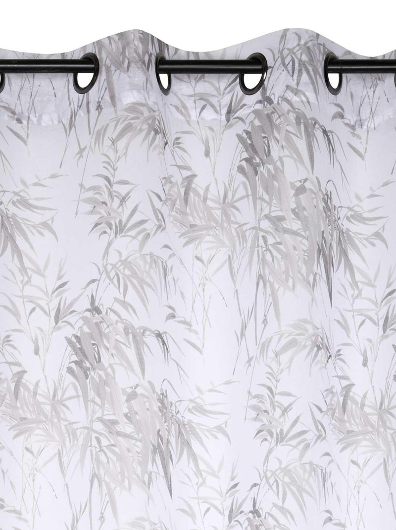 Voilage tamisant esprit bord de mer Beige - Kiabi