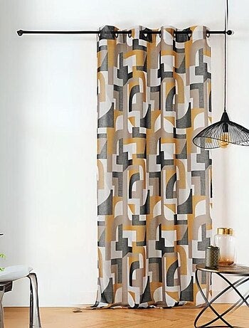 Voilage tamisant esprit seventies