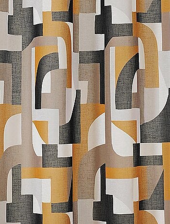 Voilage tamisant esprit seventies