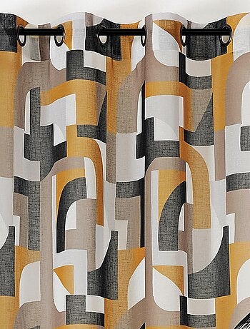 Voilage tamisant esprit seventies