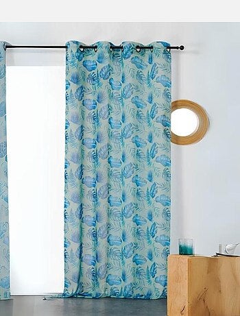 Voilage tendance motif végétal