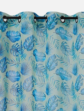 Voilage tendance motif végétal