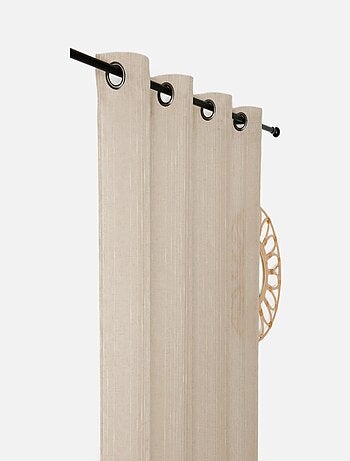 Voilage tamisant lin mélangé