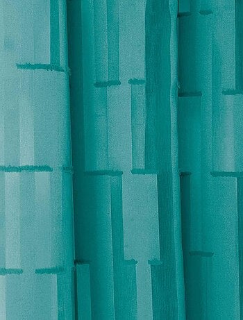 Voilage tamisant transparent et graphique