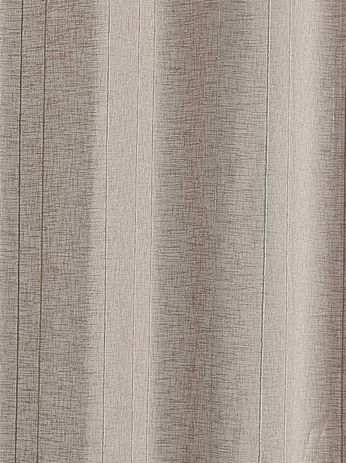 Voilage tamisant uni à fines rayures - Kiabi