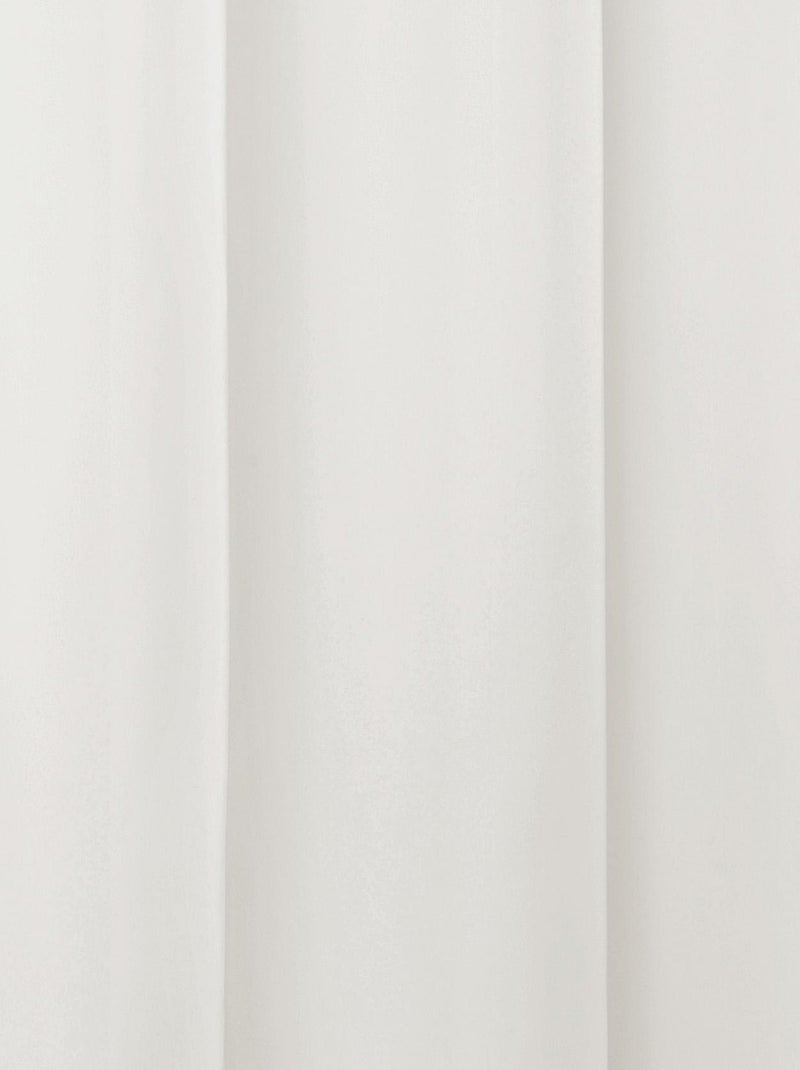 Voilage tamisant uni et doux Beige - Kiabi