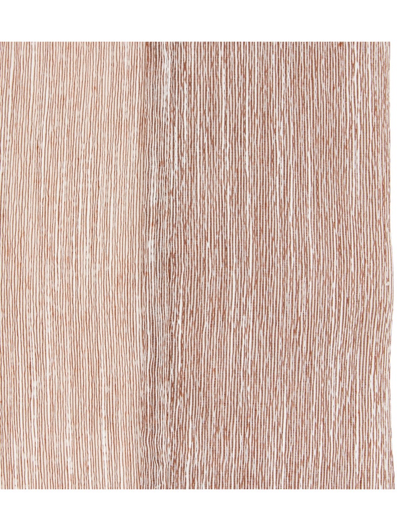 Voilage TEOR Terracotta - Kiabi