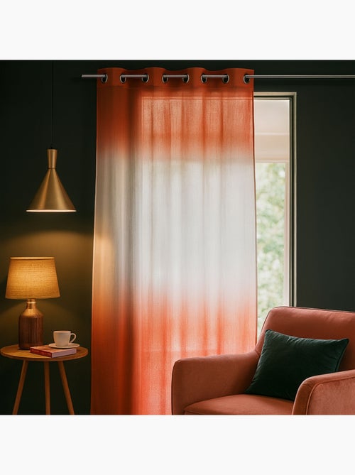 Voilage tie and dye coloré - Kiabi