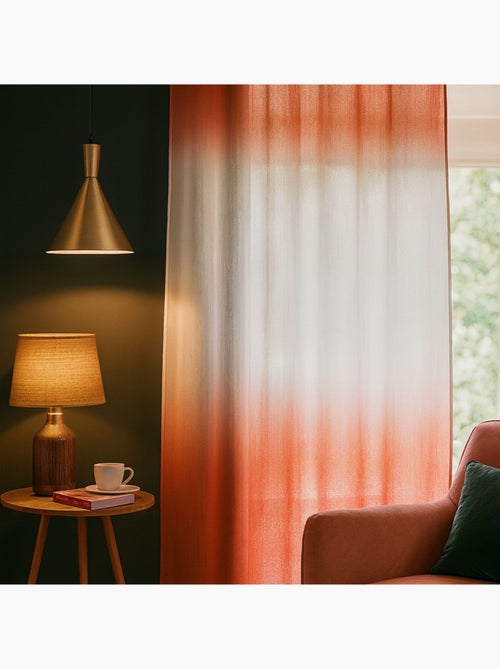 Voilage tie and dye coloré - Kiabi