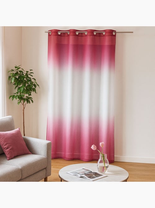 Voilage tie and dye coloré - Kiabi