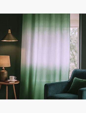 Voilage tie and dye coloré