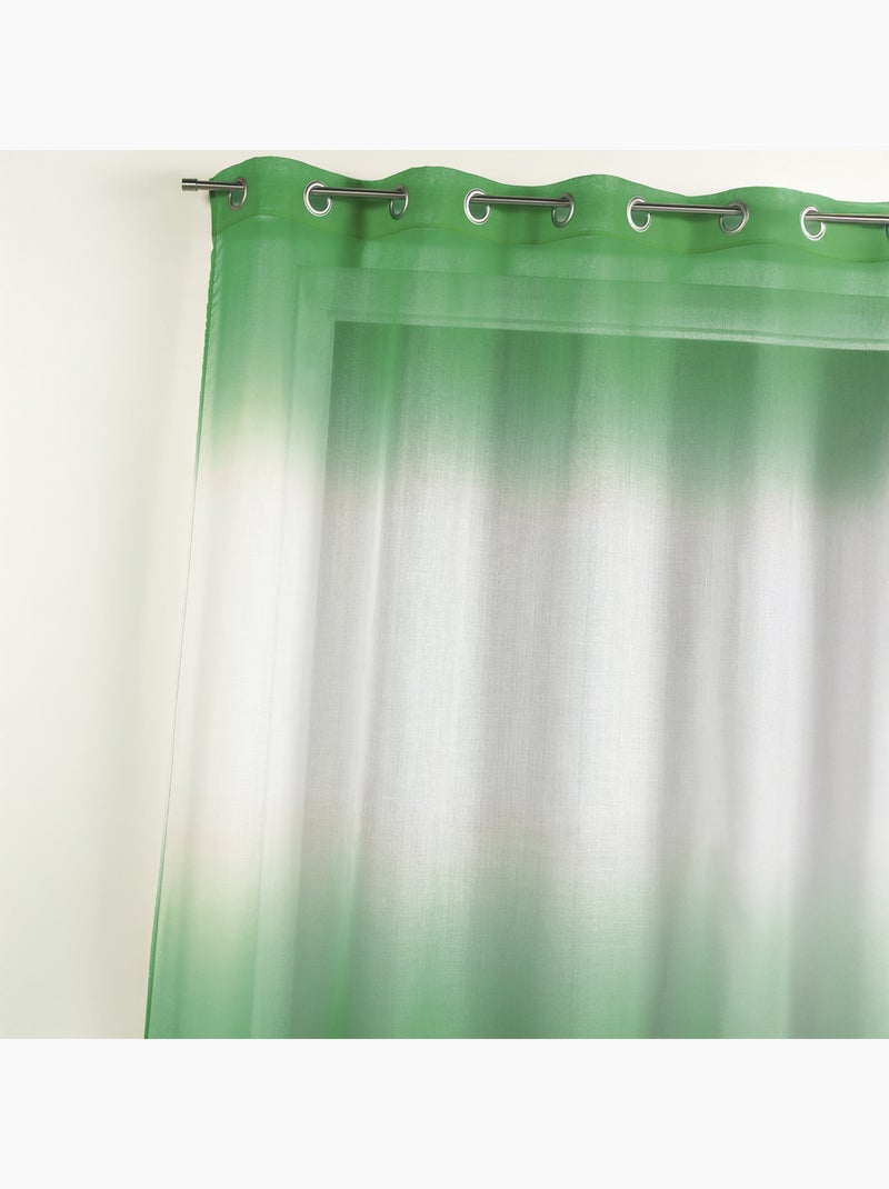Voilage tie and dye coloré Vert - Kiabi