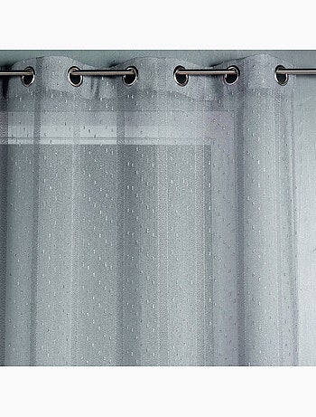 Voilage tissé et fileté