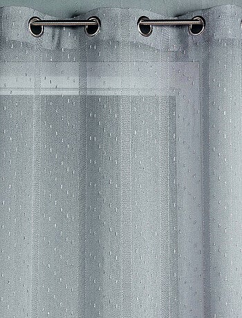 Voilage tissé et fileté