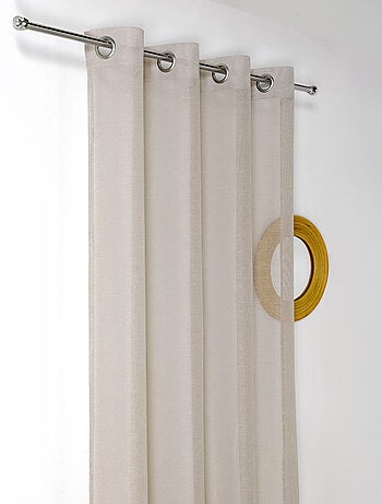 Voilage tissé maille uni