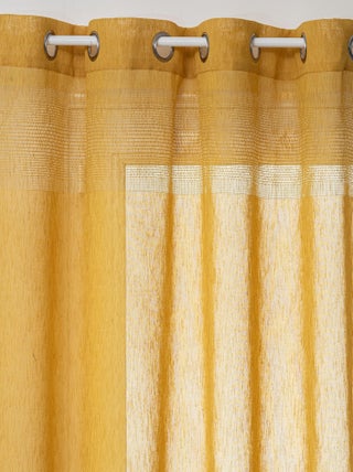 Voilage tissé sablé "Sab" 140 x 240 cm Atmosphera