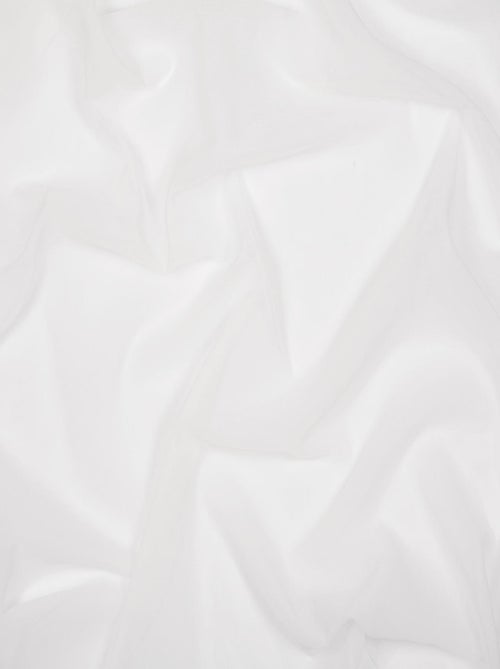 Voilage uni à l'aspect lin - Kiabi