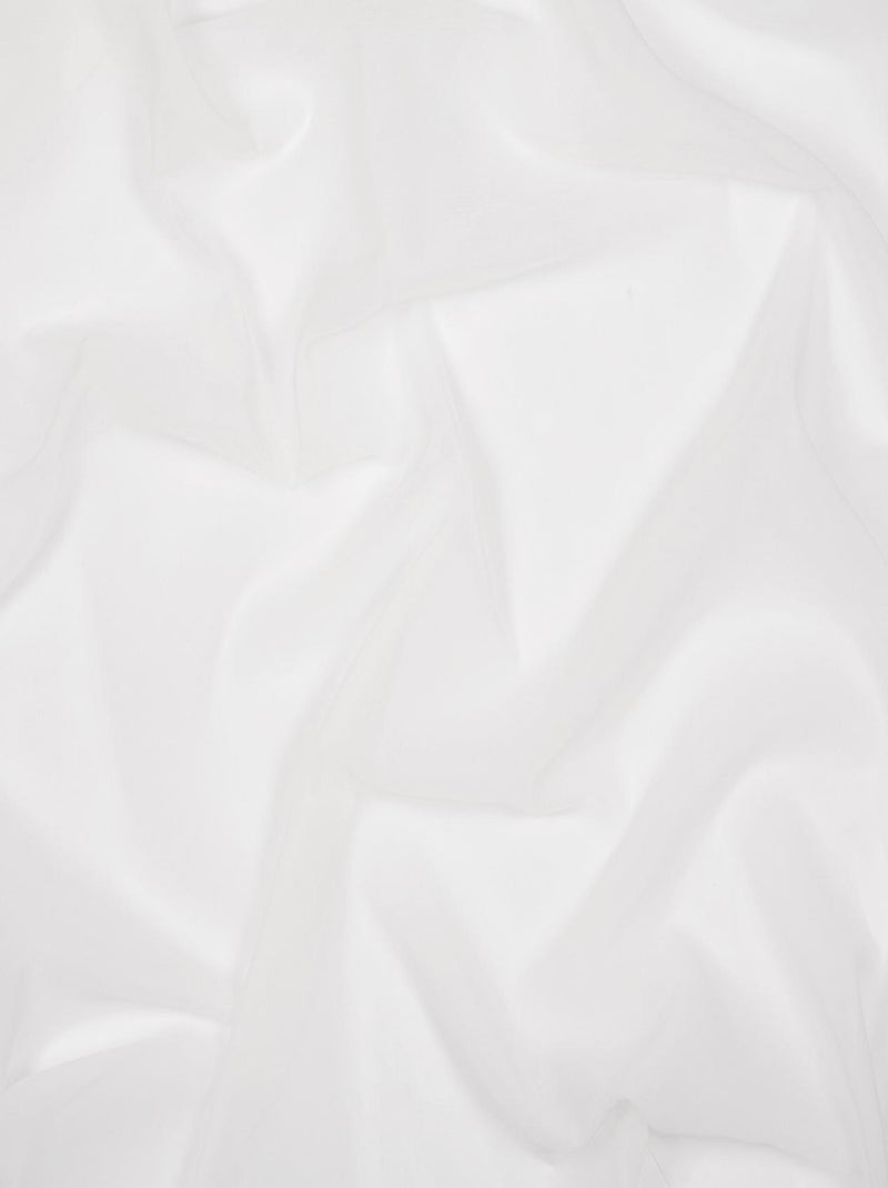 Voilage uni à l'aspect lin Blanc - Kiabi