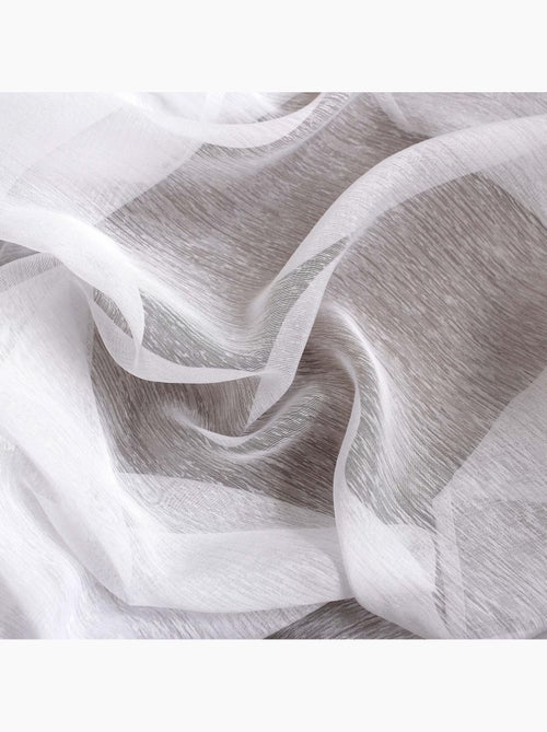 Voilage uni à oeillets grande largeur - Kiabi