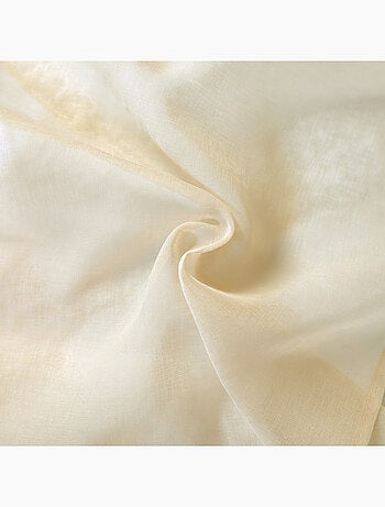 Voilage uni à oeillets grande largeur