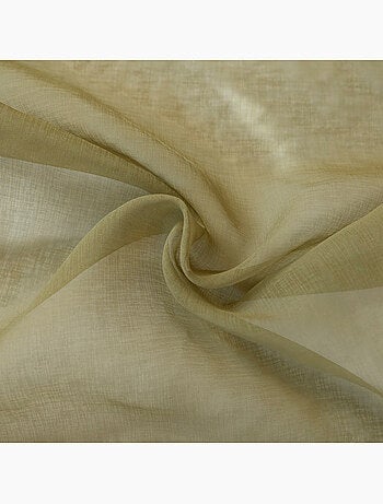 Voilage uni à oeillets grande largeur