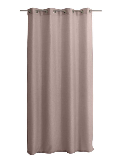 Voilage uni ajouré à œillets - Kiabi