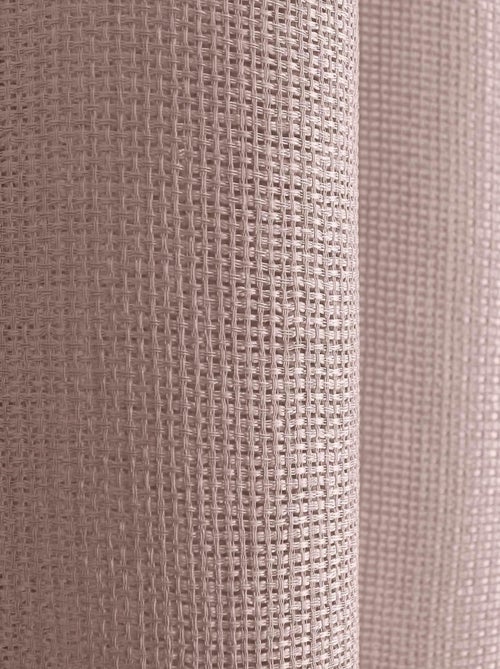 Voilage uni ajouré à œillets - Kiabi