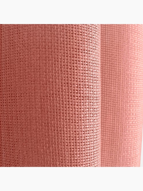 Voilage uni ajouré à œillets - Kiabi