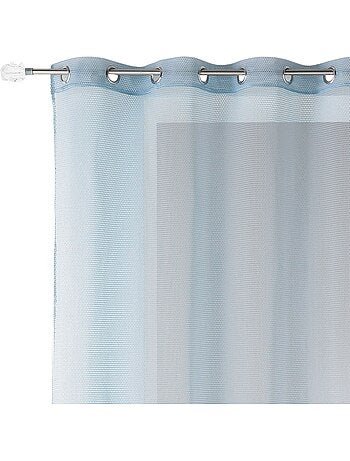 Voilage uni en maille filet
