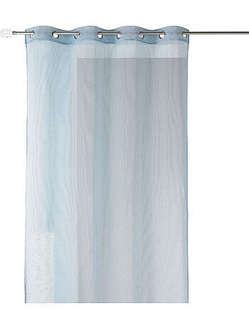 Voilage uni en maille filet