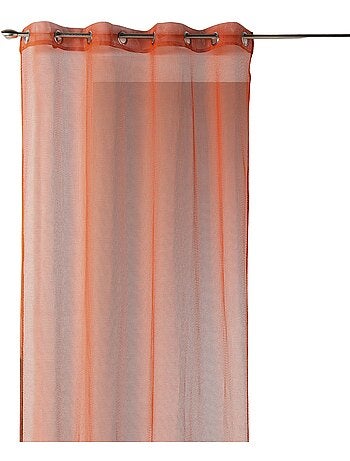 Voilage uni en maille filet