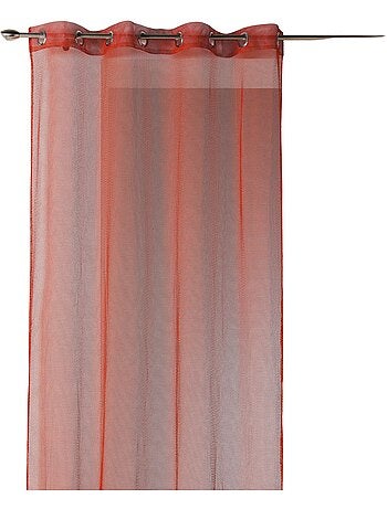 Voilage uni en maille filet