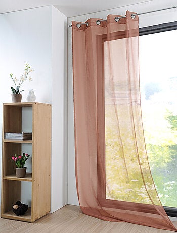 Voilage uni et léger