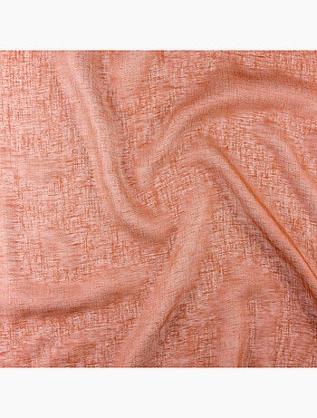 Voilage uni et tamisant en poly/lin