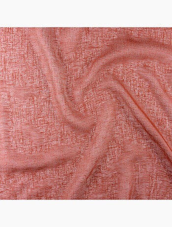 Voilage uni et tamisant en poly/lin