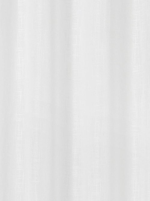 Voilage uni et tamisant Julie - Kiabi