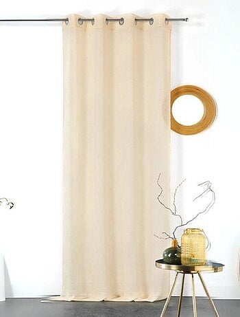 Voilage uni et tamisant Julie