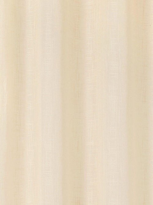 Voilage uni et tamisant Julie - Kiabi