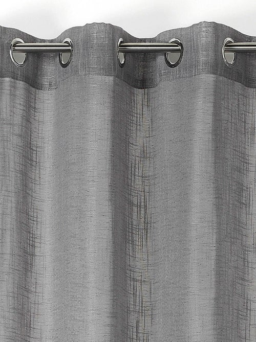 Voilage uni et tamisant Julie - Kiabi