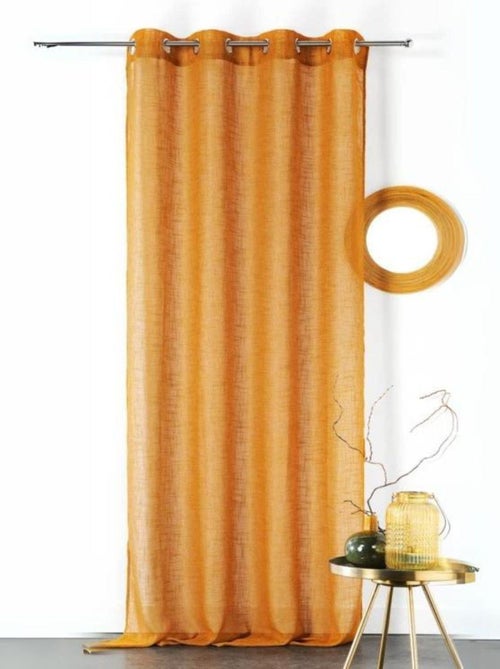 Voilage uni et tamisant Julie - Kiabi