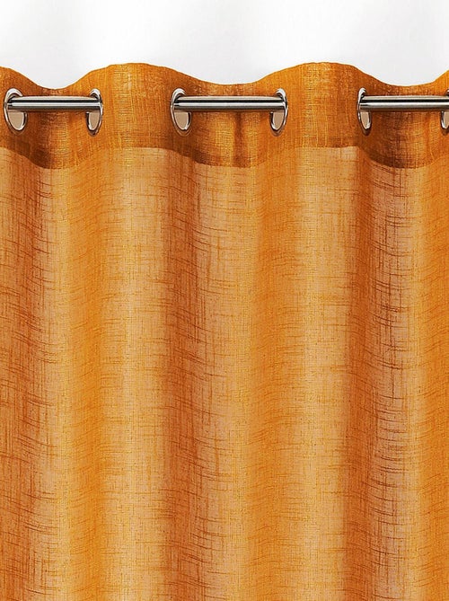 Voilage uni et tamisant Julie - Kiabi