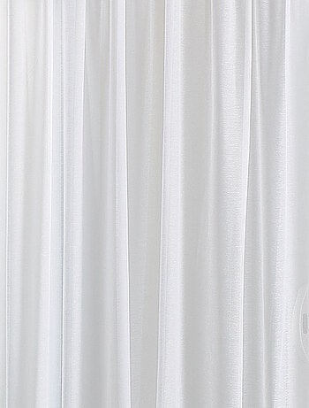 Voilage uni sablé et plombé