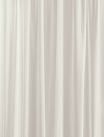 Voilage uni sablé et plombé